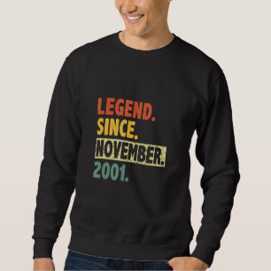 21:a födelsedag Retro 21 år gammal förklaring seda Lång Ärmad Tröja
