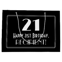 21:a födelsedagen: Art Deco Inspired Stil "21", Na