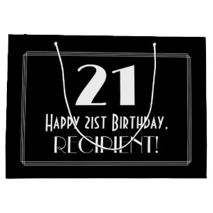 21:a födelsedagen: Art Deco Inspired Stil "21", Na