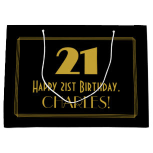 21:a födelsedagen — Art Deco Inspired Titta "21