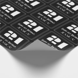 21:a födelsedagen: Art Deco Inspired Titta "21" oc Presentpapper