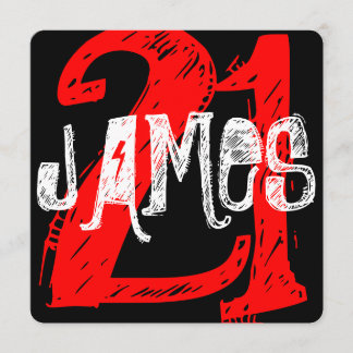 21:a födelsedagen i Inbjudan