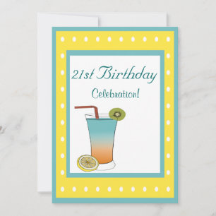 21:a födelsedagen inbjudningar