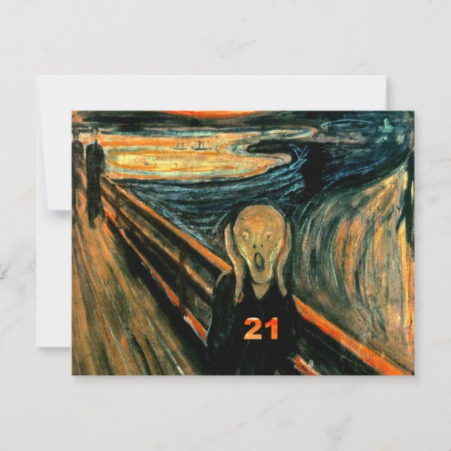 21:a födelsedagen inbjudningar (Framsida)