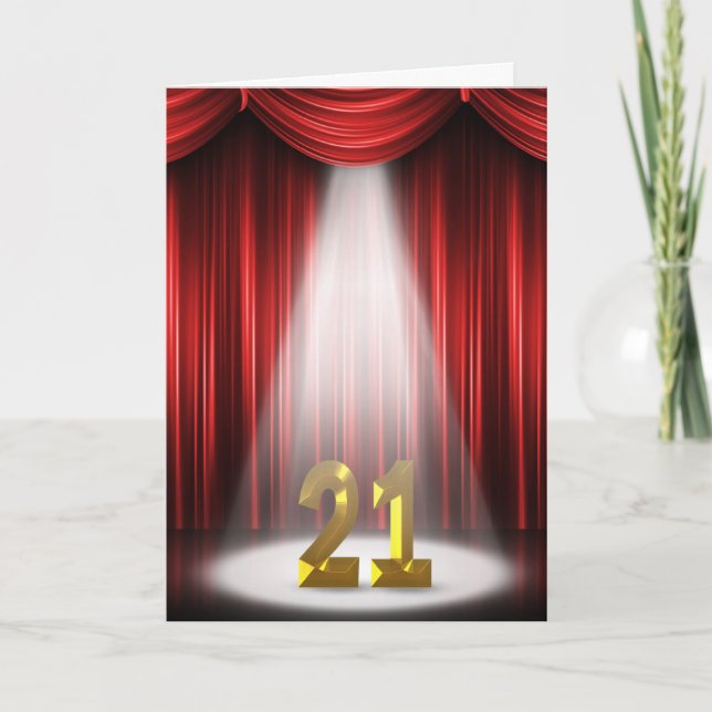 21:a födelsedagen kort (Framsida)