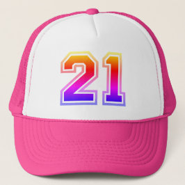 21:a födelsedagen Party Keps