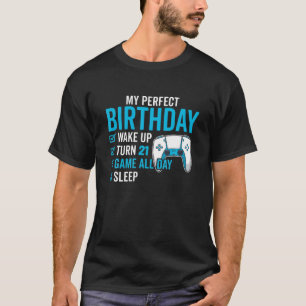 21:a födelsedagen S för pojkar 21 år gammal, ynkli T Shirt