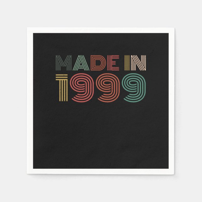 21:a födelsedagseftermiddagsfesten, född 1999 i Pa Pappersservett (Framsidan)