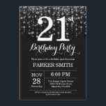 21:a födelsedagsinbjudan Silver Glitter Inbjudningar<br><div class="desc">21:a födelsedagsinbjudan till Silver String Ljus med Silver Glitter som bakgrund. Silver födelsedag. Vuxen Birthday. Manar eller Kvinnor Bday Inbjudan. 13:e 15:e 16:e 18:e 20:e 30:e 40:e 60:e 70:e 80:e 90:e 100:e, oavsett ålder. Om du vill göra ytterligare anpassningar klickar du på knappen "Anpassa" och användor verktyg som är utformat...</div>