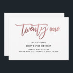 21:a födelsedagsinbjudan till Ro Gold Foil Inbjudningar<br><div class="desc">Den här 21:a födelsedagsbjudan innehåller en öga som fångar ro guld-folie med tjugoen text. Observera att folie ro guld endast är struktur, inte äkta folie. Om du vill göra en mer avancerad anpassning av den här designen, t.ex. ändra layout, teckensnitt eller storlek text, klickar du på knappen "CUSTOMIZE" ovan. Kontakta...</div>