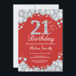 21:a födelsedagsinbjudningen Red och Silver Diamon Inbjudningar<br><div class="desc">21:a födelsedagsinbjudan. Red och Silver Rhinestone Diamond. Elegant Birthday Bash inbjudan. Vuxen födelsedag. Kvinnor födelsedag. Manar födelsedagen.
Om du vill göra ytterligare anpassningar klickar du på knappen Anpassa och användor verktygen som är utformat för att ändra mallen.</div>