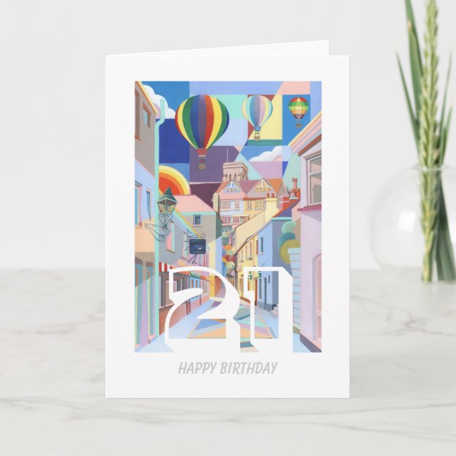 21:a. Födelsedagskort för en mycket speciell perso Kort (Framsida)