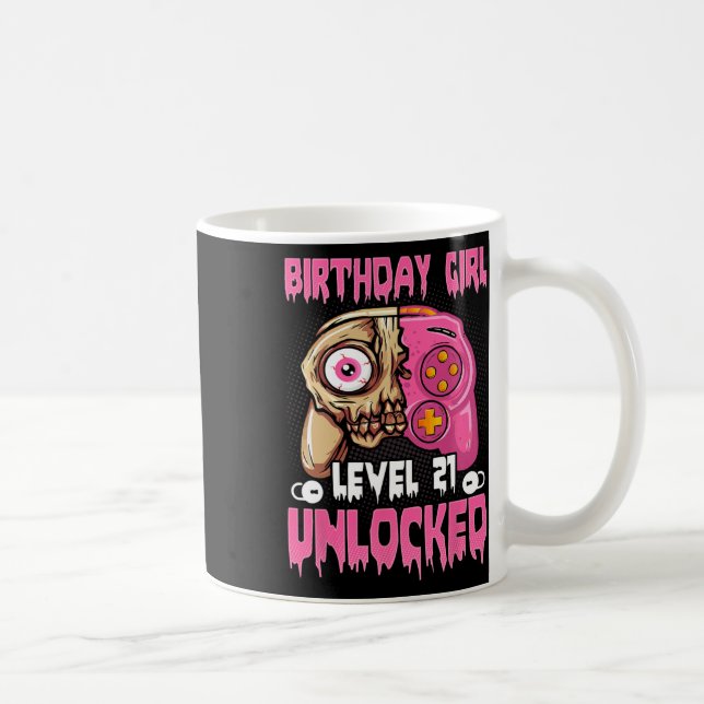 21:a födelsedagsstjuren 21 Olåst videospel ha Kaffemugg (Höger)