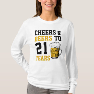 21:a födelsedagstjuren och Öl till 21 år T Shirt