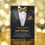 21:a händelsen Black and Guld Tuxedo Birthday Inbjudningar<br><div class="desc">Fira i stil med den här inbjudan till nyårsaftonferensen i Black and Guld Tuxedo, där elegans och sofistikering uttrycks. Den eleganta svarta bakgrunden och de skuggande accenterna från guld anger tonen för en luxuriös affär, perfekt för en milstolpe firande. Med sin förfinade tuxedo-inspirerade utformning fångar den här inbjudan kärnan i...</div>