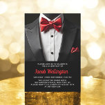 21:a händelsen Black and Red Tuxedo Birthday Inbjudningar<br><div class="desc">Fira i stil med den här inbjudan till Svart och Red Tuxedo-födelsedagseftermiddagen, med elegans och sofistikering. Den eleganta svarta bakgrunden och tonen anger tonen för en luxuriös affär, perfekt för en milstolpe firande. Med sin förfinade tuxedo-inspirerade utformning fångar den här inbjudan kärnan i en klasskväll fylld med minnesvärda stunder. Anpassa...</div>