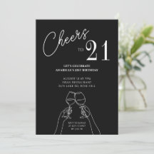 21:a jubileumsinbjudan till eleganten i party