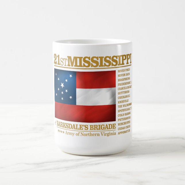 21:a Mississippi Infantry (BA2) Kaffemugg (Center)
