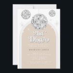 21:a Silver Retro Disco Glitterbåge Inbjudningar<br><div class="desc">Denna design mäter 12, 7 x 17, 8 cm och är perfekt för inbjudningar. Ta ett steg tillbaka i tiden med vår Retro Disco Ball Bridal Shower Inbjudningar & Dekorations kollektion. Fördjupa dig i 70-talets nostalgi med dämpade beige och grå valv, förstärkta med groovy silver glitter-teckensnitt. Den ikoniska retro diskobollen...</div>