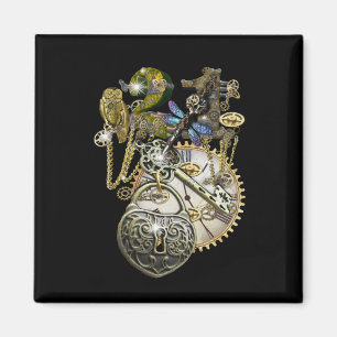21:a Steampunk-födelsedagen Magnet