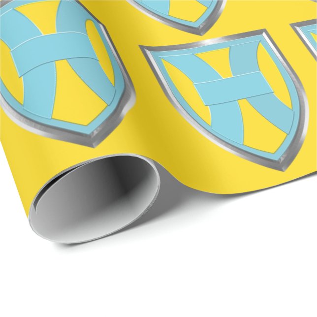 21:a underhållskommandot för teatern presentpapper (Rullad Hörn)