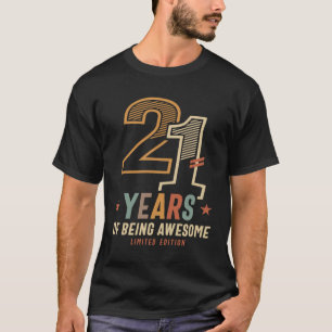 21 år efter Fantastisk 2003, 21:a födelsedagen T Shirt