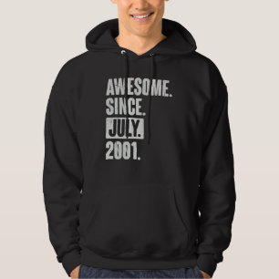 21 år gammal 21:a födelsedag Fantastisk sedan juli Hoodie
