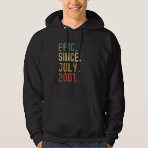 21 år gammal epidemi sedan juli 2001 21:a födelsed hoodie