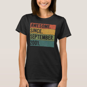 21 år gammal Fantastisk sedan september 2001 21 år T Shirt