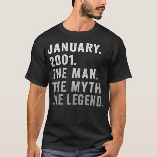 21 år gammal födelsedag ger mannen myth Legend Ja T Shirt