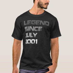 21 år gammal förklaring sedan juli 2001 21:e födel t shirt