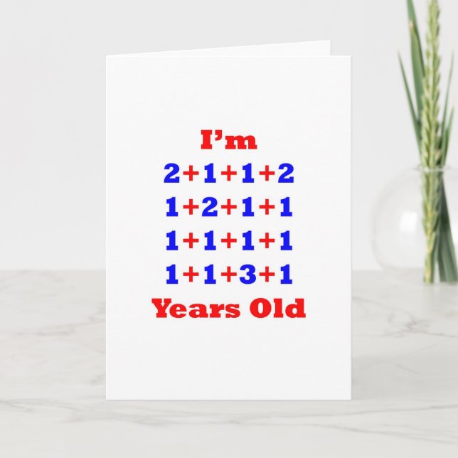 21 år gammal! kort (Framsida)