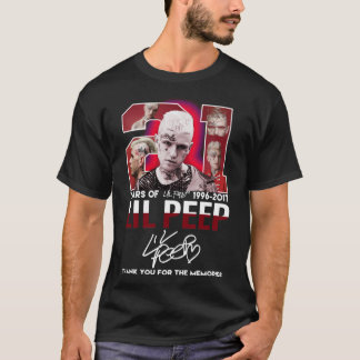 21 år Lil Peep Classic T- Shirt T Shirt