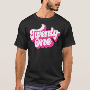 21-årig Rosa för kvinnor, 21:a Bi T Shirt