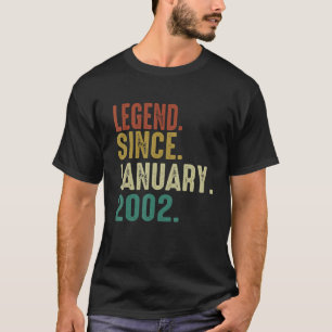 21 års ålder sedan den 2 januari t shirt