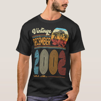 21 ÅRS Åldersdaglig Vintage 2002 Kvinnor T Shirt