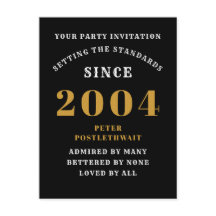 21-årsdag 2004 Svart Guld