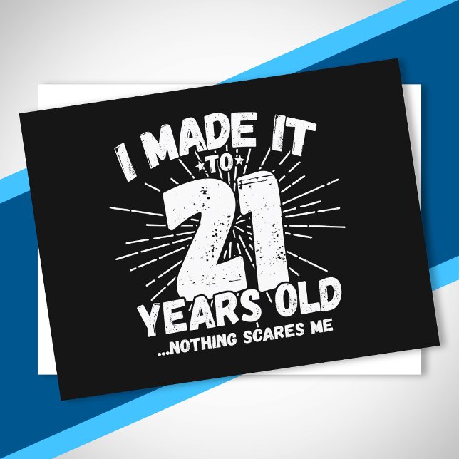 21-årsdag - Födelsedagsmem - Rolig 21-årsdag Vykort (Skapare uppladdad)