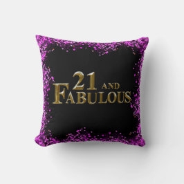 21-årsdag kudde