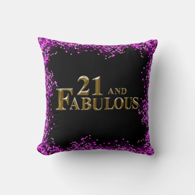 21-årsdag  kudde (Framsida)