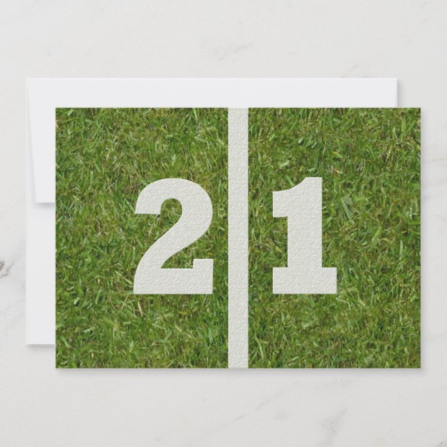 21-årsfest! inbjudningar (Framsida)