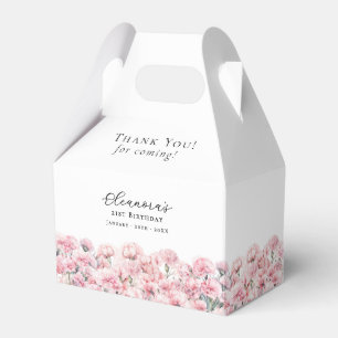 21-årsfest Januari Födelsemånad Blomma Presentaskar