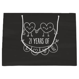 21-årsjubiléet av Hearter från Gift Chalk