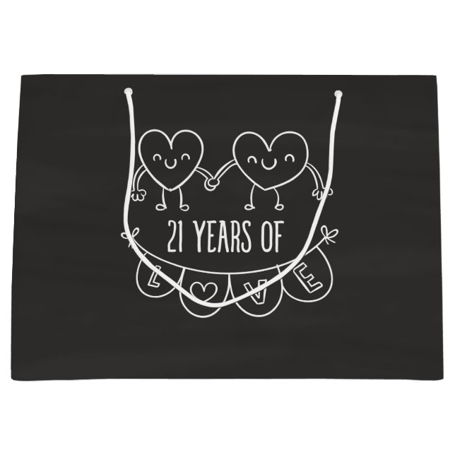 21-årsjubiléet av Hearter från Gift Chalk (Framsidan)