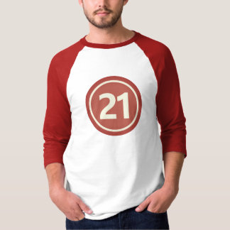 21-årspresenter för män t shirt