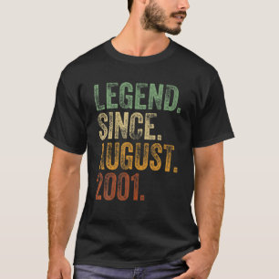 21 augusti födelsedag, född 21 år sedan 20 t shirt