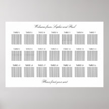 21 Bord Elegant Minimalistisk Placeringsplan