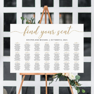 21 Bord Hitta Din Plats Sittplatskarta Plan Poster