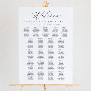 21 Bord Välkomsthälsdiagram Poster