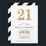 21:E BIRTHDAY PARTY INBJUDAN, moderna guld glitter Inbjudningar<br><div class="desc">by kat masard >> kat@simplysweetPAPERIE.com <<< NOTE - guld glitter är ett tryckt bild. En enkel, men ändå snyggt inbjudan till BIRTHDAY. Wow dina vänner och din familj med det här lilla numret;D-konfiguration som mall är det enkelt att lägga till egna uppgifter eller slått anpassningsknappen och du kan lägga till...</div>